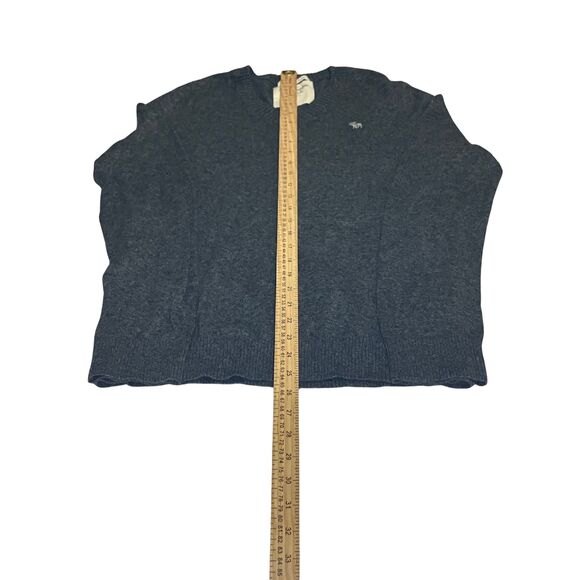 Abercrombie & Fitch Charcoal Gray Cashmere Blend Sweater Size S - Picture 7 of 9